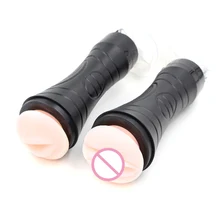 Electric Masturbator Cup Real Artificial Vaginal Pussy Sex Toys For Men Penis Massage Adult Product Sex Toy For Men Aircraft Cup