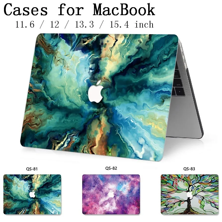 

For Notebook MacBook Laptop Case Sleeve 2019 For MacBook Air Pro Retina 11 12 13.3 15.4 Inch With Screen Protector Keyboard Cove