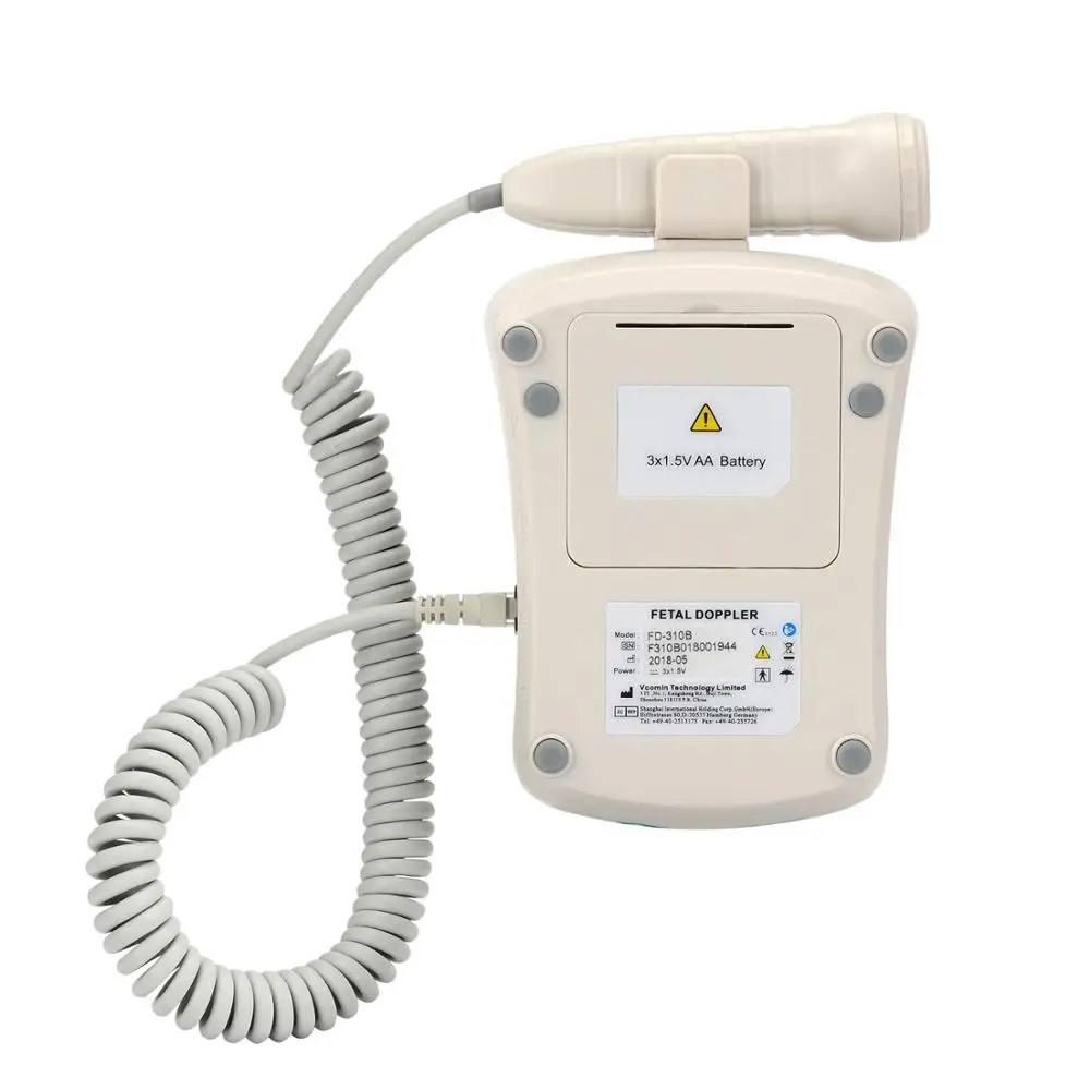  Vcomin Fetal Doppler hand-hold Pocket portable sound Baby heart pregnancy Ultrasound fetal doppler 