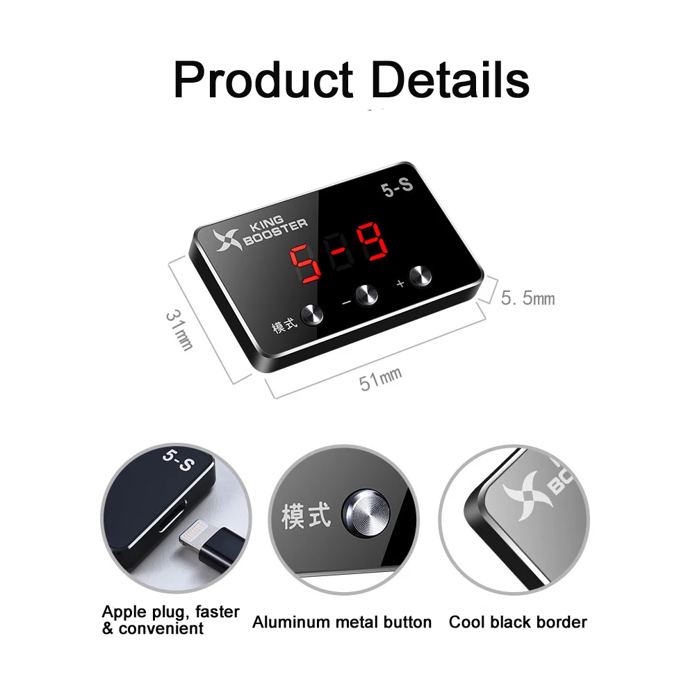 Accelerator booster car Ntd throttle controller for SMART FORTWO 450 SSANGYONG ACTYON