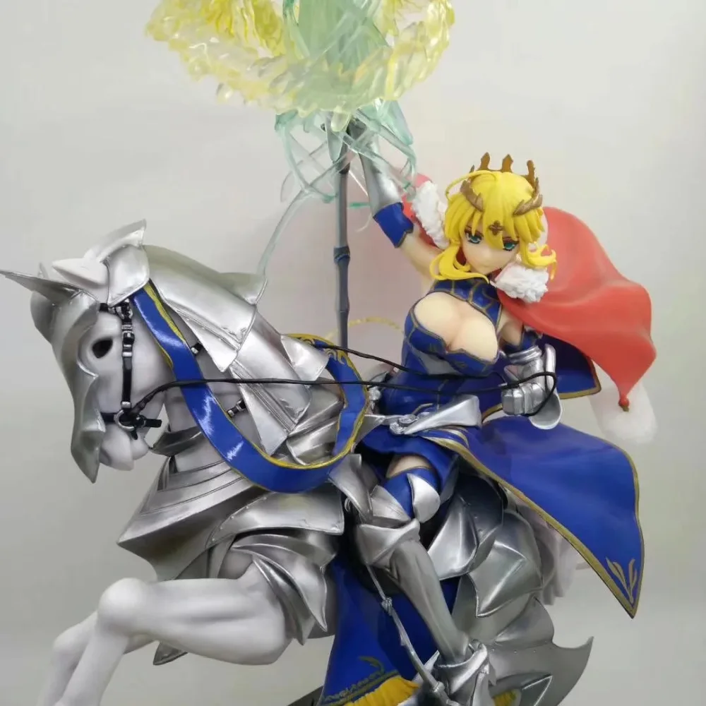 New Hot 30 - 50 Cm You / Stay Night Saber Arutoria Pendoragon Riding Action Figures Christmas Gift Collection Toys Without Box | Игрушки и