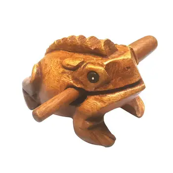 

Medium 4 inch Wood Frog Guiro Rasp - Musical Instrument Tone Block