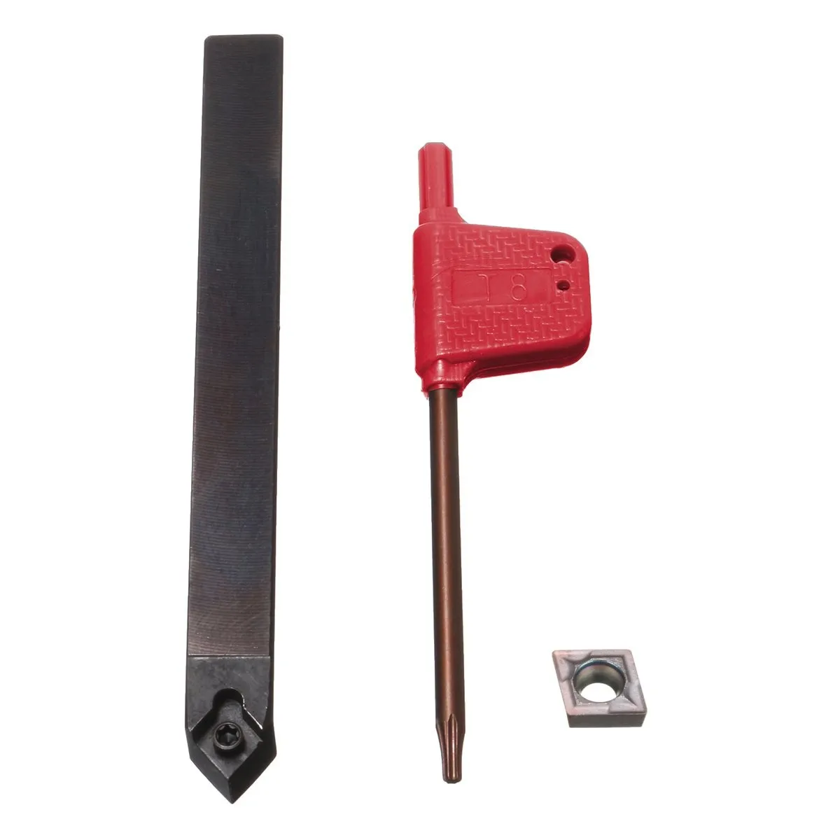 

Hot Sale SCMCN1010H06 Lathe Turning Boring Tool Holder 10mm with CCMT060204 Insert + T8 Wrench