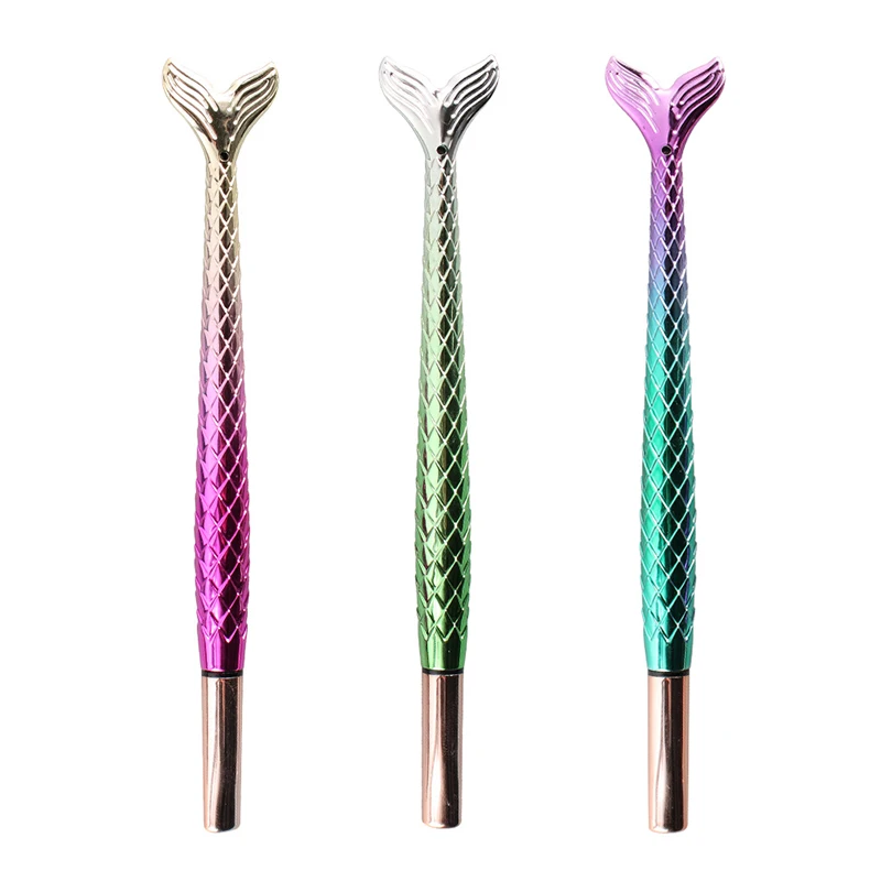 

1PC Lovely Mermaid Pens Creative Gradient Gel Pens Novelty Neutral Pens For Girl Gift School Office Supplies Korean Stationery