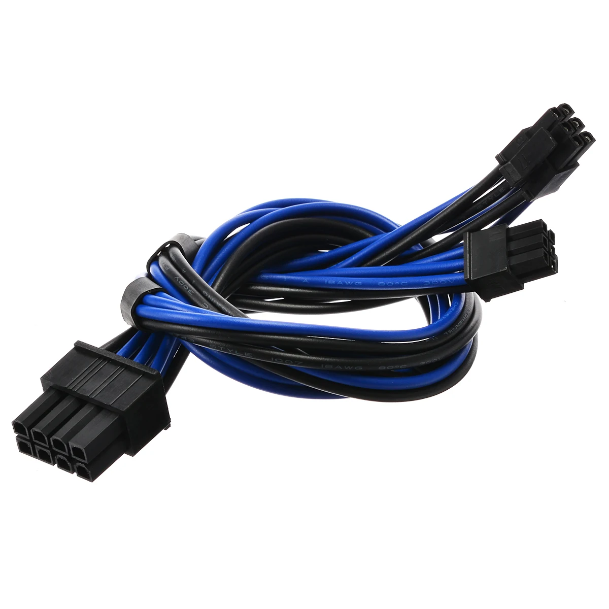 18AWG двойной мини 6 контактный штырьковый разъем PCI Express кабель конвертер питания