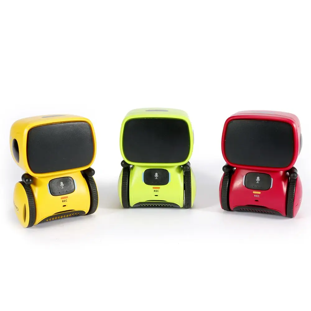 

APOLLO ROBOT Green/Yellow/Red Smart RC Robot Voice Control Click Sensitive Voice Record Mode Walking Robot Children Toys Gift