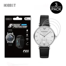 Cheap 3Pack For Emporio Armani AR1674 AR1675 AR1676 AR1614 AR1682 AR1683 AR1670 Watch LCD Film Full Coverage Soft TPU Screen Protector