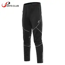 Для мужчин зимние штаны флис спорт Светоотражающие мотобрюки утепленная одежда термальность велосипедный велосипед Mtb