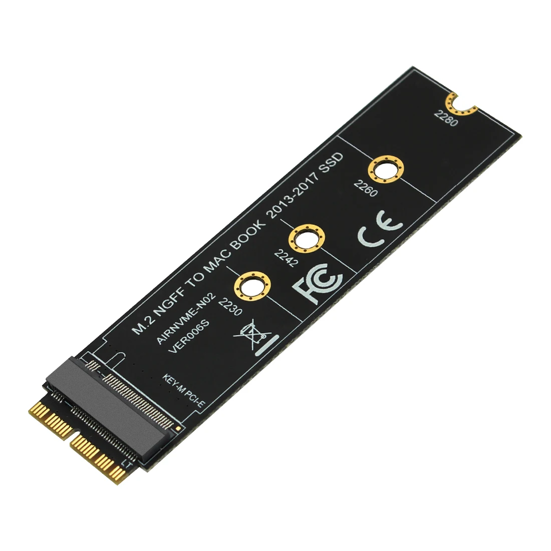 M key M.2 NGFF PCIe SSD адаптер карта для Apple MACBOOK Air 2013~ ноутбук A1465 A1466 Pro A1398 A1502 A1419 2230-2280 SSD