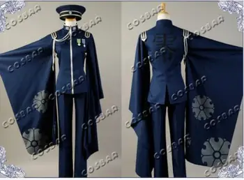 

Free Shipping Senbonzakura Vocaloid Kagamine LEN Cosplay Costume Cosplay Kimono Army Uniform Cloth For Men Women Halloween
