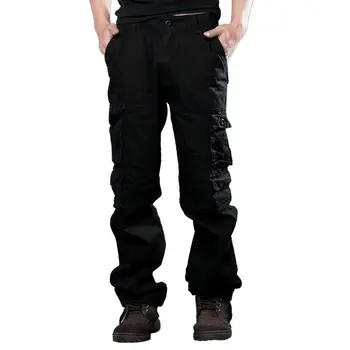 

MISSKY 018 New Joggers Men Hot Sale Casual Camouflage Pants Men Quality Cotton Elastic Comfortable Cargo Trousers Men Plus Size