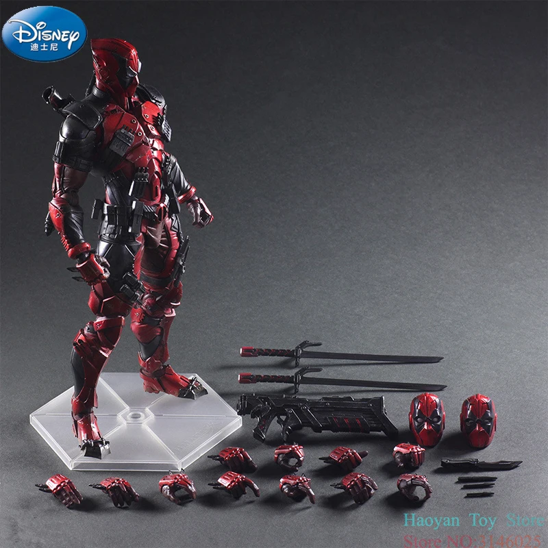 

Disney Marvel Deadpool 2 Magnetic Action Figure Model Anime Doll Decoration PVC Collection Figurine Toys Movable Model for Gifts
