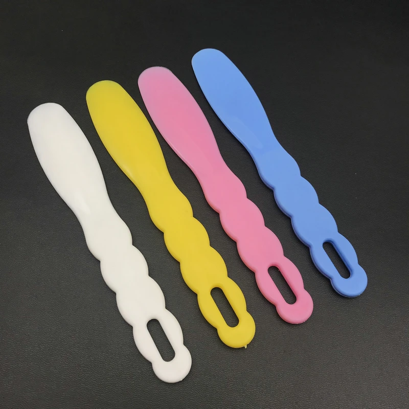 

4pcs Material Alginate Assorted Dental Lab Plastic Mixing Spatula for Impression