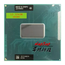 Процессор Intel Core i5 3360M SR0MV 2,8 ГГц, двухъядерный четырехъядерный процессор 3 м 35 Вт G2 / rPGA988B