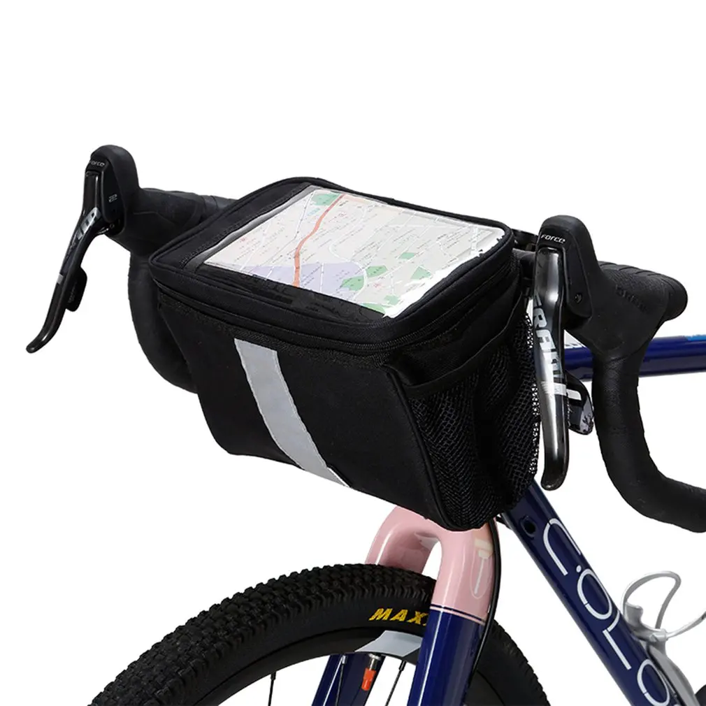 

Bicycle Head Package Reflective Strip Design Night Riding Safety Inside Tin Foil Insulation Function Head Package