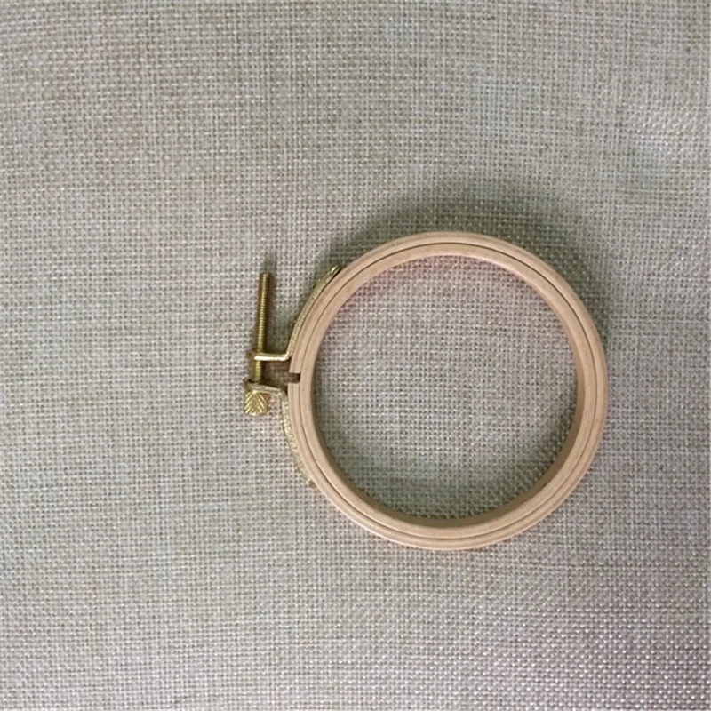WRMHOM Dia7.5cm Mini obroč za vezenje Leseni obroč za vezenje 2,95-palčni ročni šivalni obroč križno okvirjanje obroč