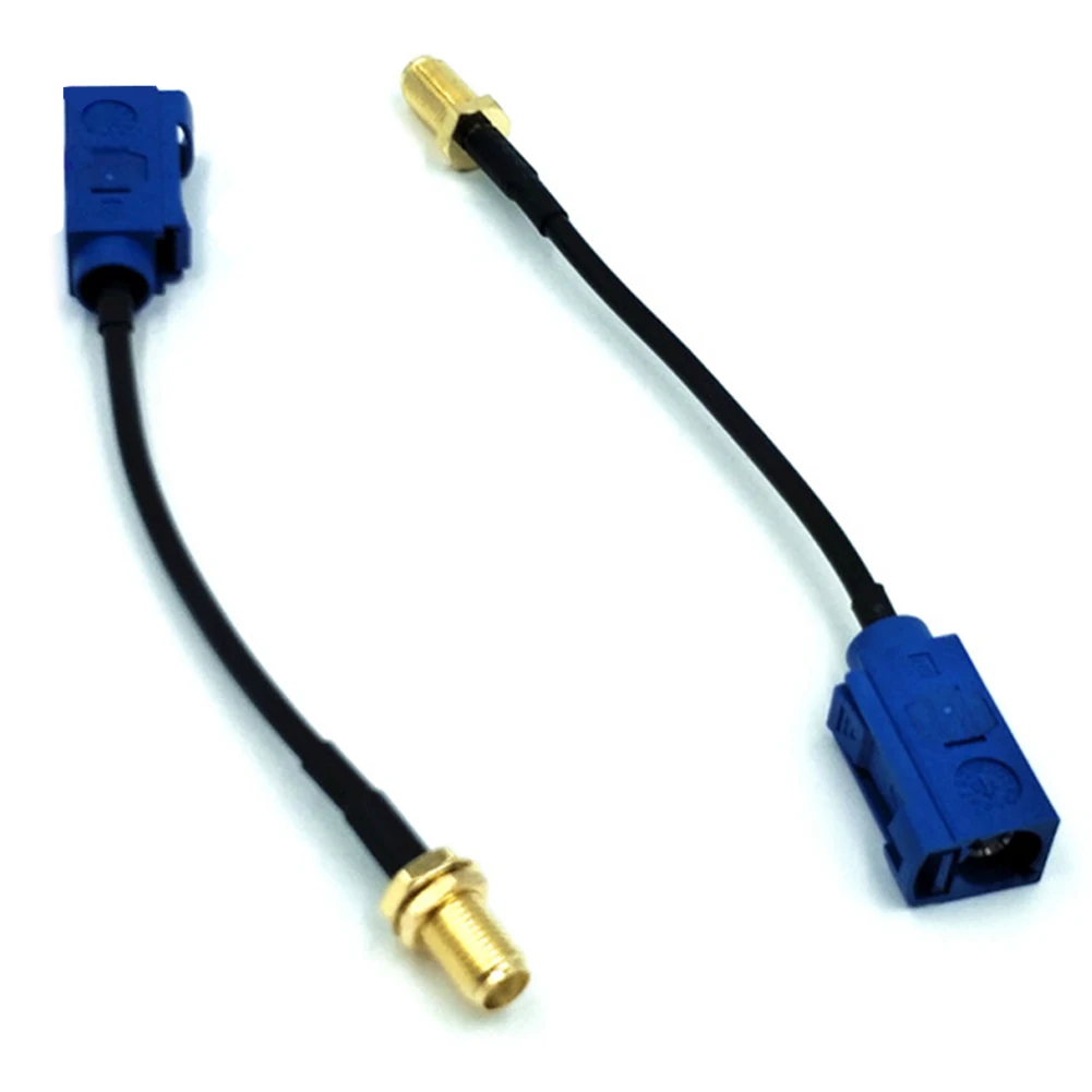 Fakra C Женский SMA для женщин разъемы удлинитель RF 10 см RG174 переходник gps антенны