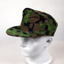 Двусторонняя немецкая Элитная камуфляжная шляпа и Кепка Цвет плоского дерева Второй мировой войны