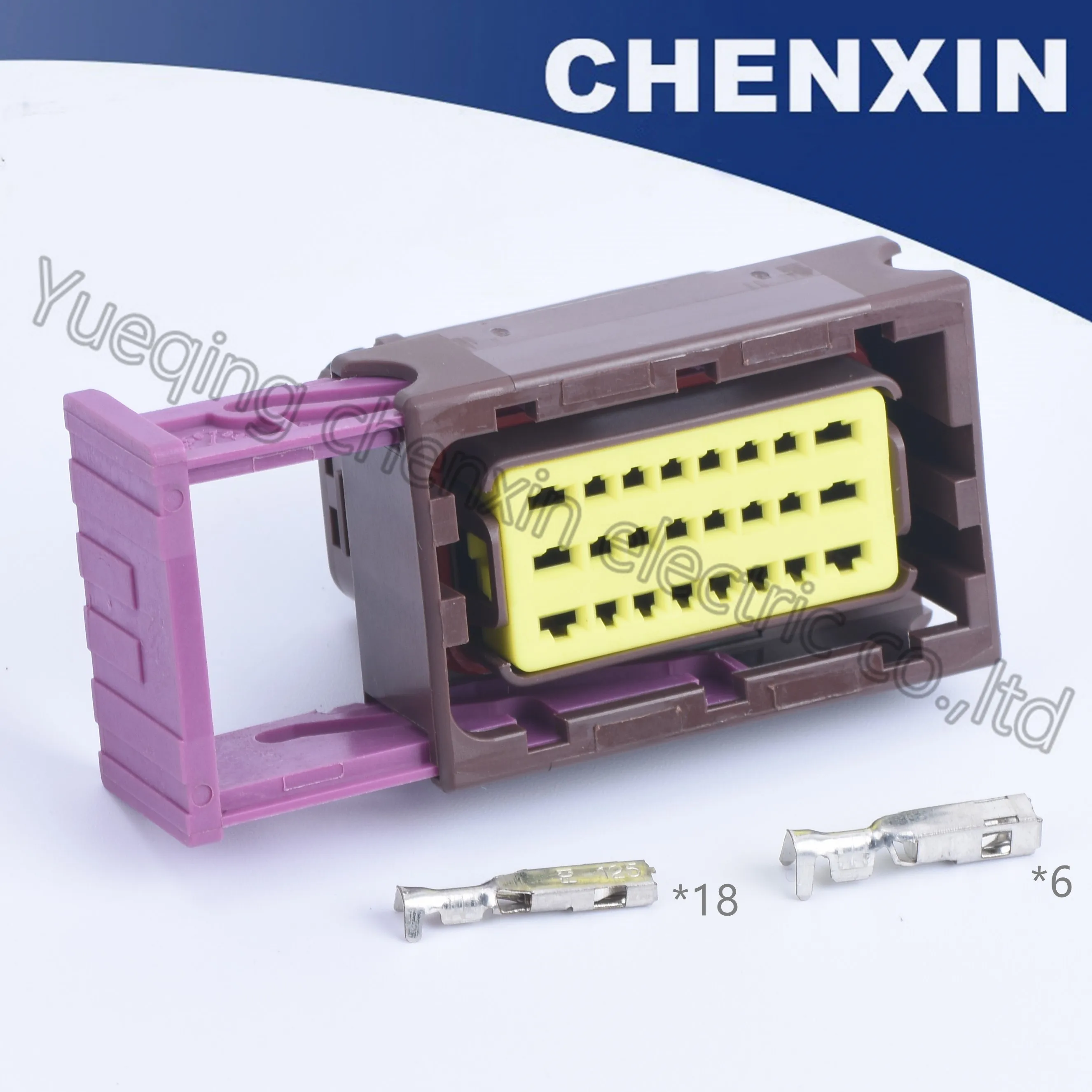 Automotive ECU connectors brown 24 pin car Oil to gas computer board