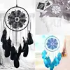 White Goose Feathers Dream Catcher Wedding Decorations Decoration Ornament Gift Valentine 's Day Gifts Wind Chimes #BO 6