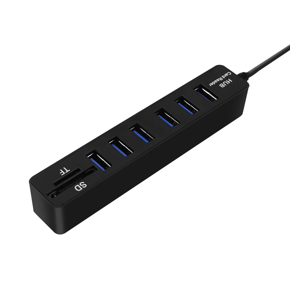 Firstmemory USB 2 0 концентратор с SD/TF кардридер высокоскоростной usb разветвитель A до 6