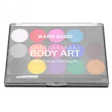 16 цветов нетоксичный на водной основе краска для лица краска для тела набор для макияжа краска по номеру посылка