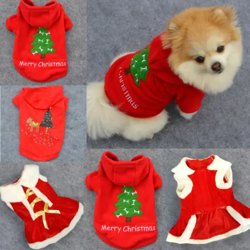 

Hot Puppy Pet Dog Cat Clothes Hoodie Winter Warm Sweater Coat Costume Apparel