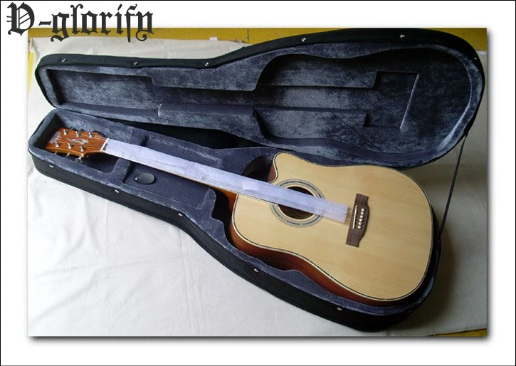 

good quality guitar hard case for acoustic or electric guitar 41inch