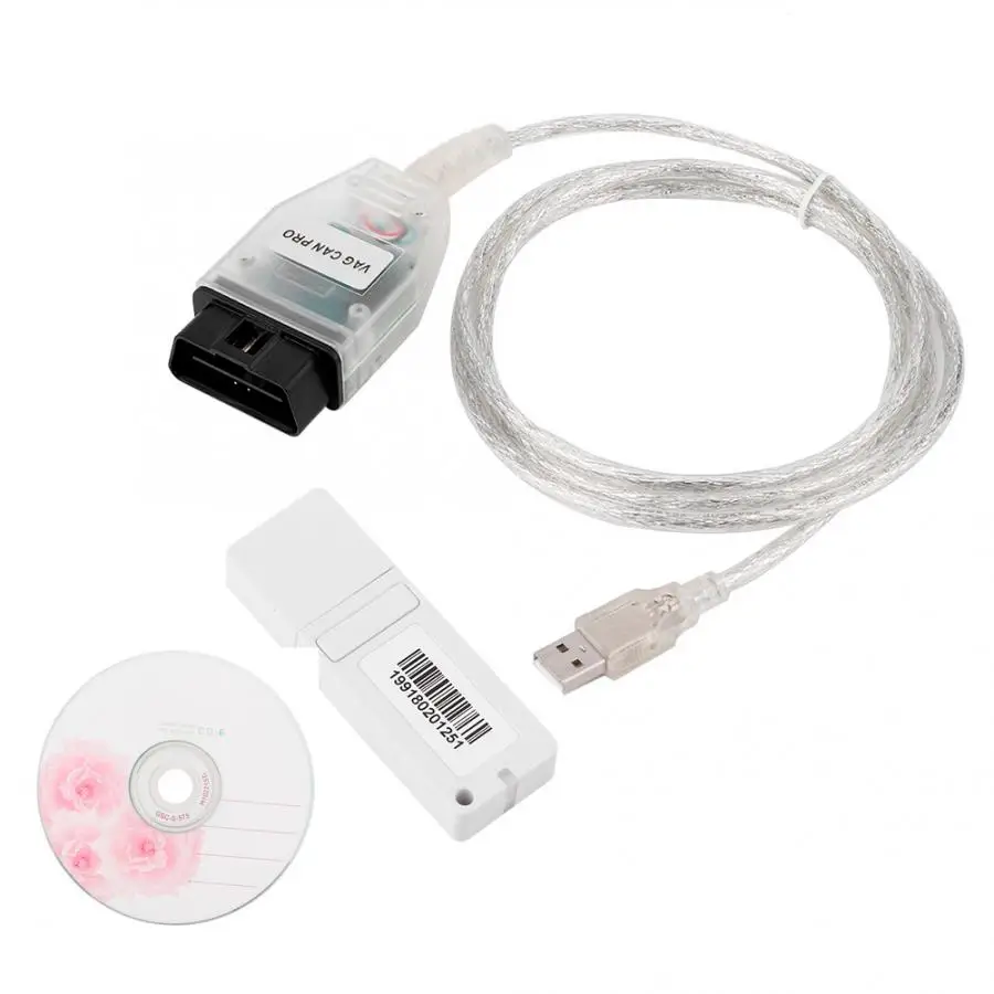 

CAN BUS VCP Scanner OBD2/OBDII Car Diagnostic Cable Tool with Encryption Dog Auto Diagnostic Tool