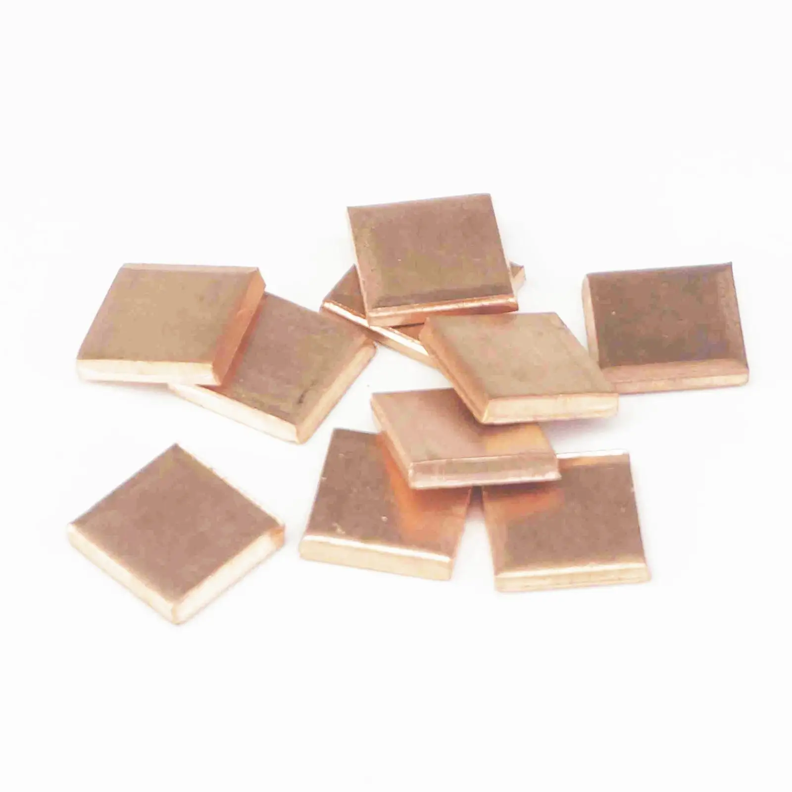 

LOT10 15x15x3mm Copper Heatsink Laptop CPU Thermal Cooling Shim Notebook DIY