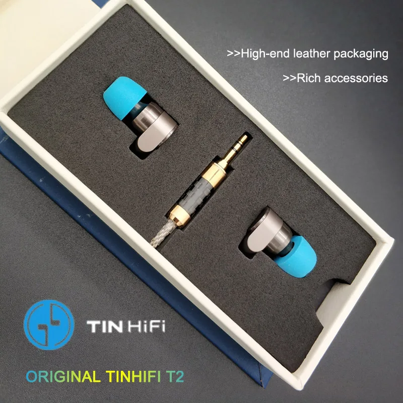 TinHifi оловянные аудио Т2 наушники вкладыши двойной динамический привод HIFI бас наушники DJ металлические 3,5 мм наушники MMCX съемная гарнитура
