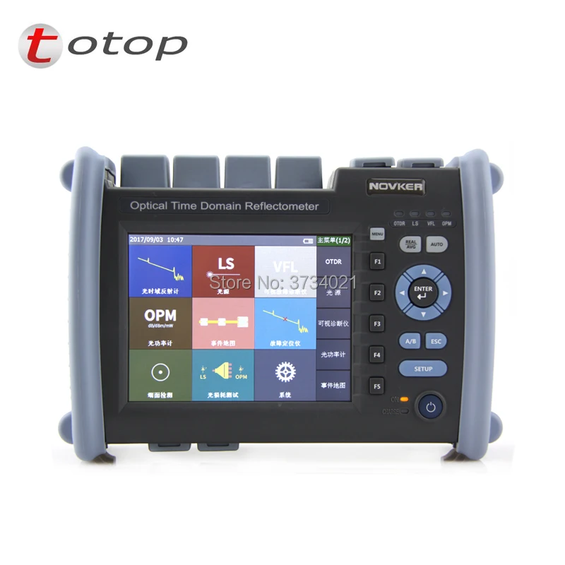 NK6000 OTDR 1310/1550nm 35/33dB мульти функция OPM VFL OLT карта ODF оптический рефлектометр