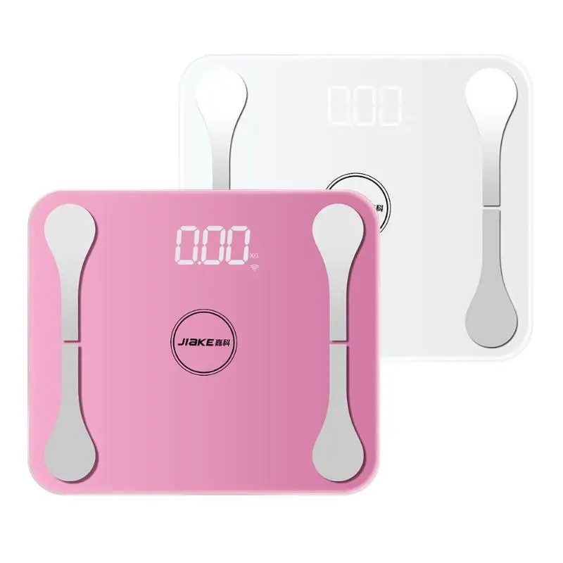 

LCD Digital Body Fat Scale Body Weighing Smart Voice Bluetooth APP Electronic Scales for Apple/IOS Bathroom Household Balance