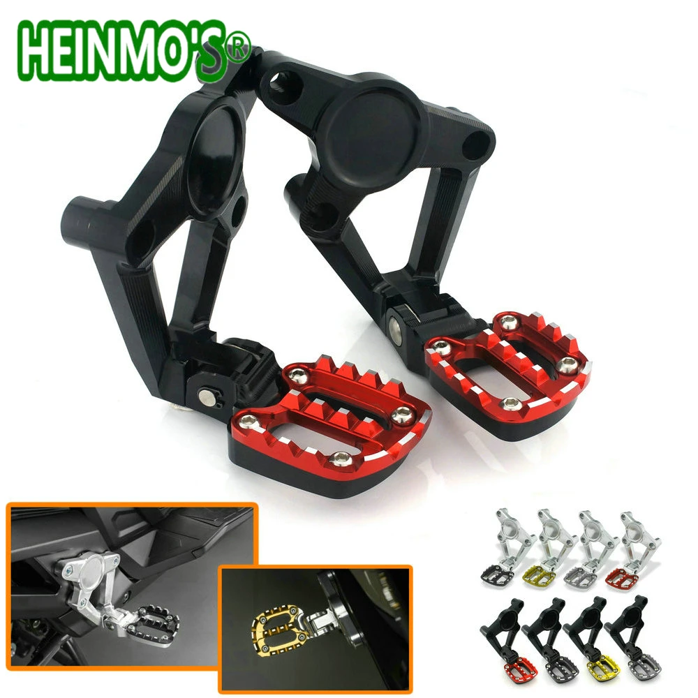 

For XADV 750 XADV-750 2017 2018 Footrest Motorcycle XADV750 X ADV 750 2017 2018 Folding Rear Foot Pegs Passenger Red