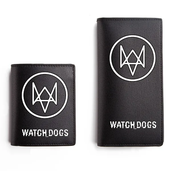 

Student Wallets Watchdog 2 Wallet Game Watch Dogs PU Long Short Carteira