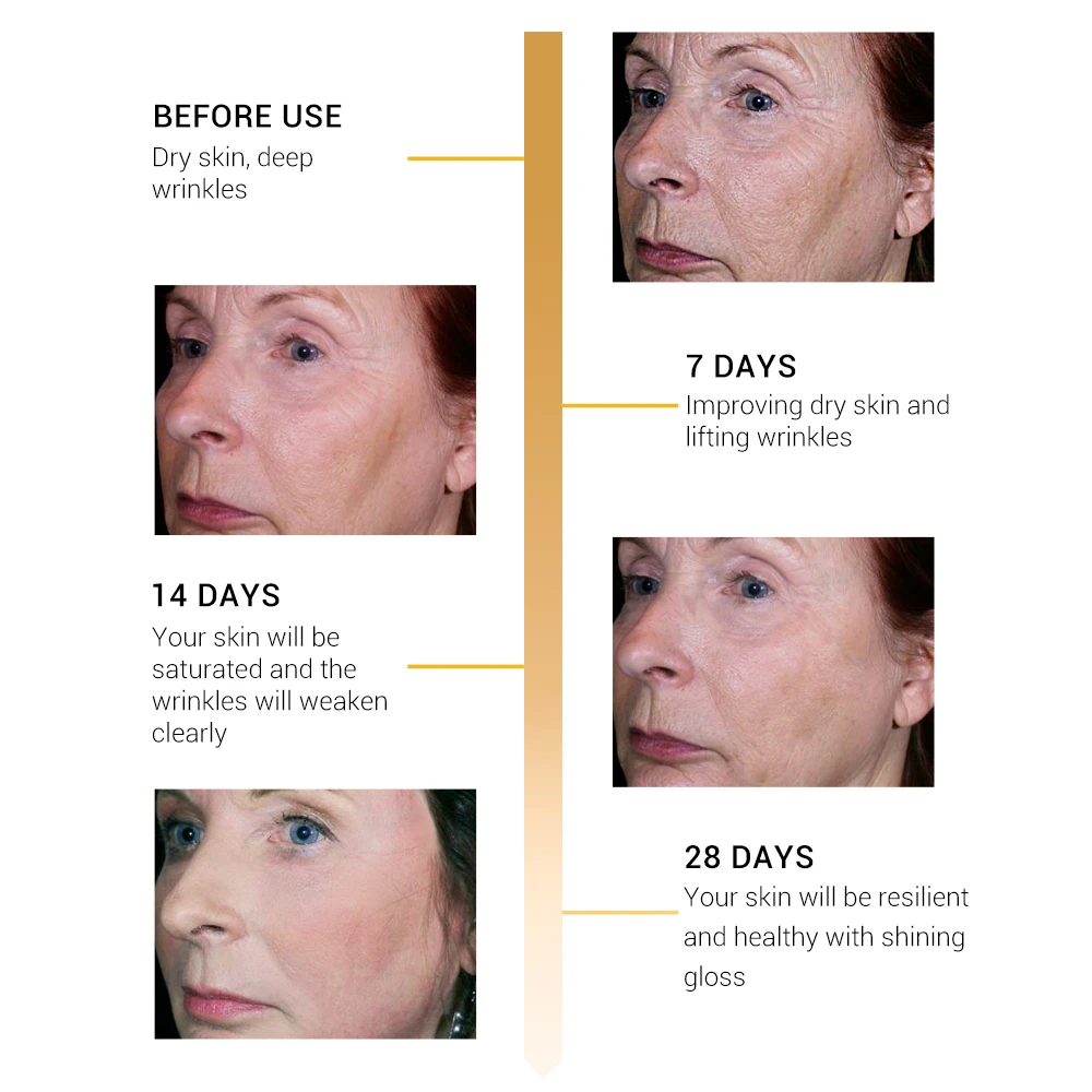 Breylee Collagen Lifting Firming Serum Hyaluronic Acid Moisturizing Essence Anti-aging Remove Wrinkles Face Cream Skin Care 15ml