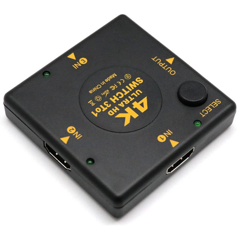 4K HDMI переключатель 3 в 1 kvm аудио экстрактор концентратор сплиттер