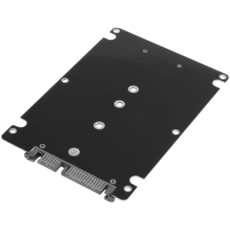 Черный B + M ключ гнездо 2 M. NGFF (SATA) SSD до 5 SATA адаптер карта с чехлом|Кабели передачи