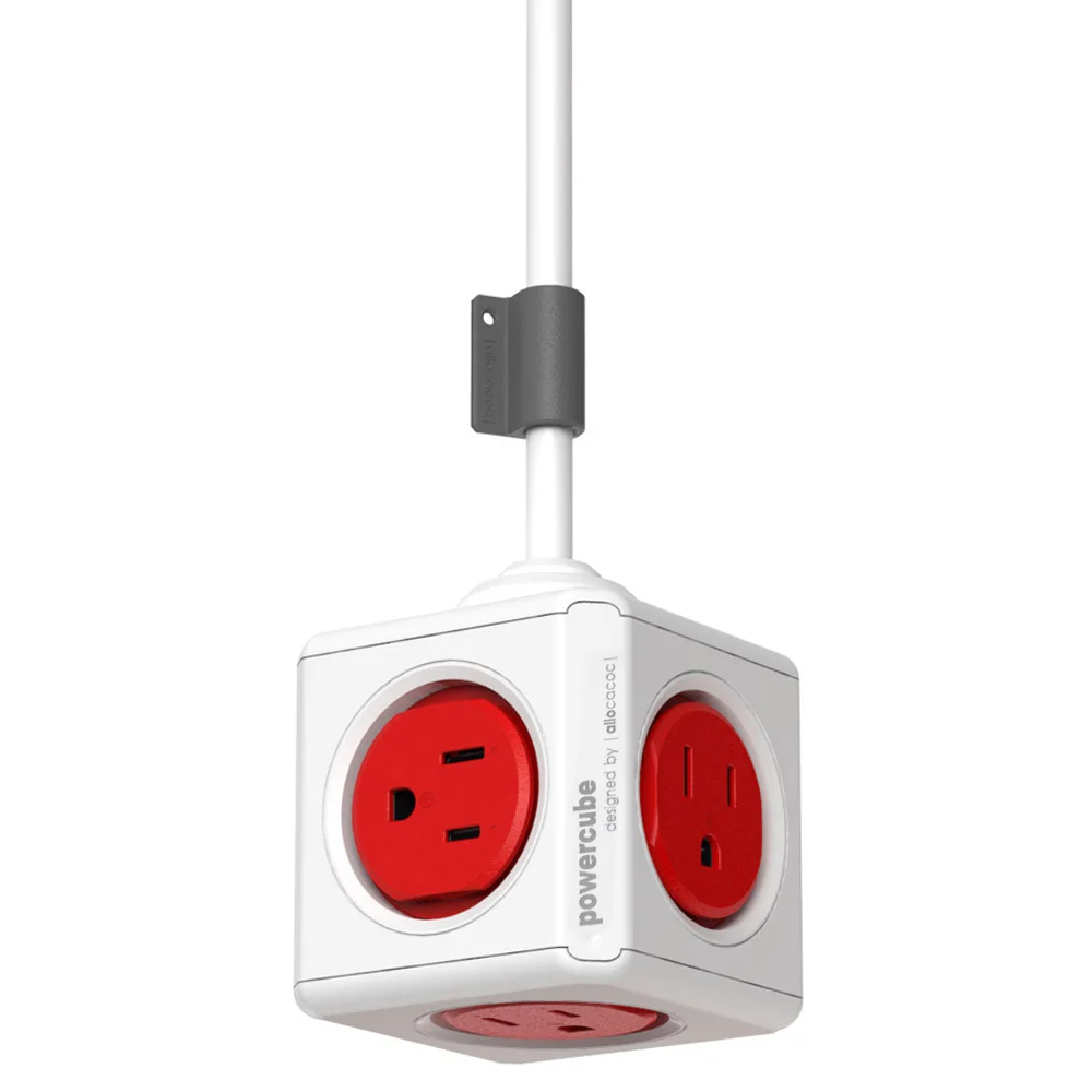 Allocacoc Smart US Plug power Strip cube USB 5 розеток адаптер для путешествий многоразовый