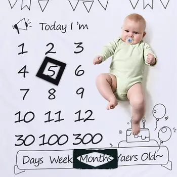 

1pc Flower Printed Baby Blankets Swaddle Wrap Cute Soft Blanket Newborn Fashion Bathing Towels DIY Infant Kids Photography Props