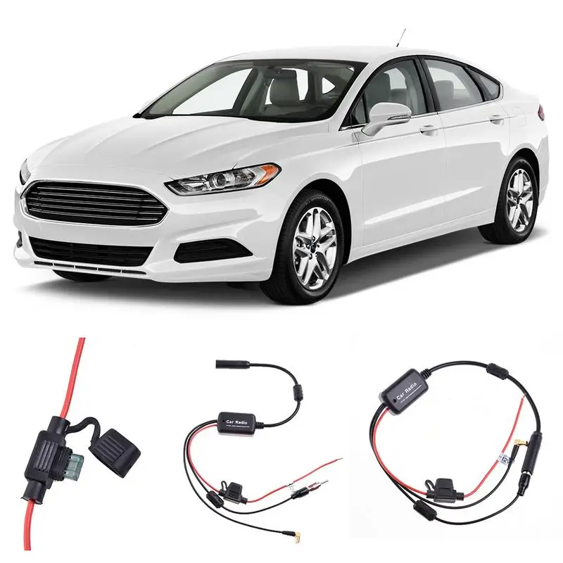 

Universal 12V-24V Auto Car Radio FM Antenna DAB Receiver Signal Amp Booster For Boat Car Vehicle Boat 660mm FM Amplifier SMB