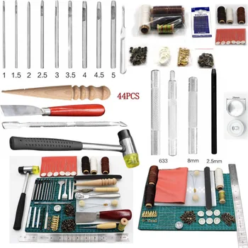

69pcs/Set Professional Leather Craft Tools Sewing Stitching Punch Carving Work Saddle Leather Sewing Kit Set