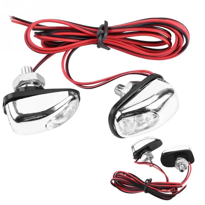 

1Pair of Car LED Light Wiper Hood Windshield Water Spray Nozzle Washer Lamp 12V LED Lamp car styling Decorative lights
