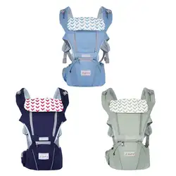 3 в 1 Multi функция Хипсит (пояс для ношения ребенка) дышащая Сумка-кенгуру рюкзаки портативный младенческой Слинг обёрточная бумага хлопок