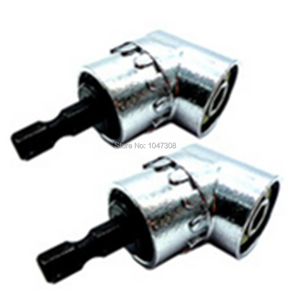 

2pcs 105 Degrees 1/4" Hex Drill Bit Angle Driver Screwdriver Drill Screwdriver Bit Holder Attachment Magnetic Angle Bit Driver