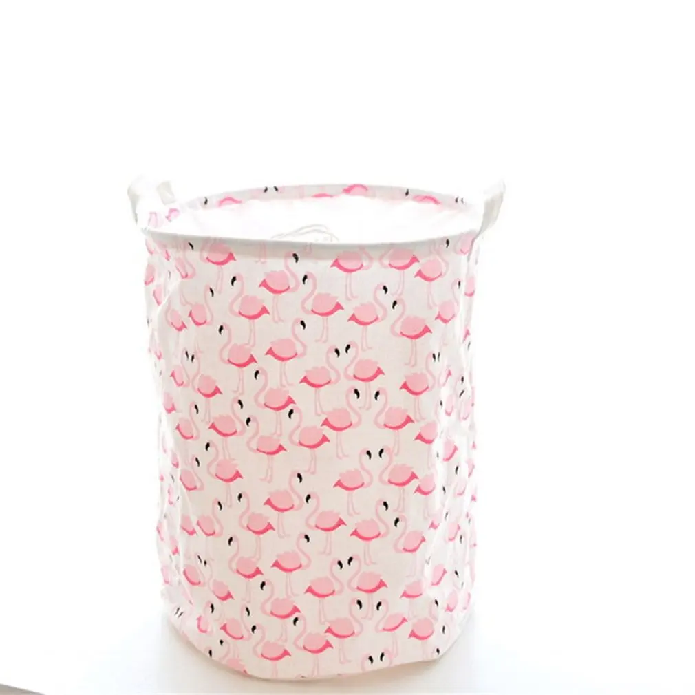 

Swan Cotton Waterproof Storage Bin Hamper Laundry Basket Cleaning Bag Bucket For Homeuse Bag Case Living Room Bedroom