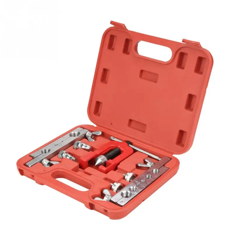 Tube Flaring Tool 3 16mm Manual Pipe Flaring Expander Tool Copper Heads Tube Swaging Kit