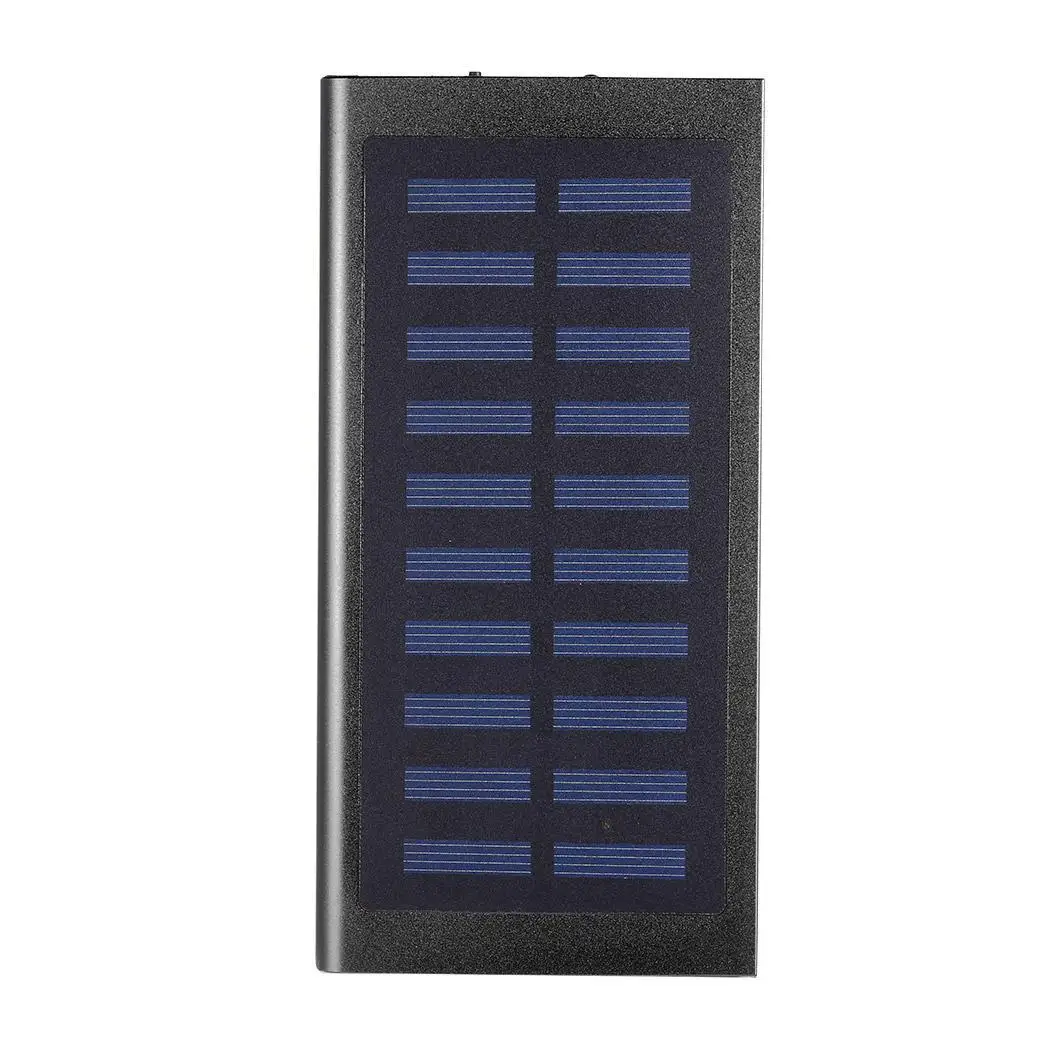 20000 mAh Солнечное Мощность Bank Dual Порты usb Сплав x Портативный Батарея Зарядное