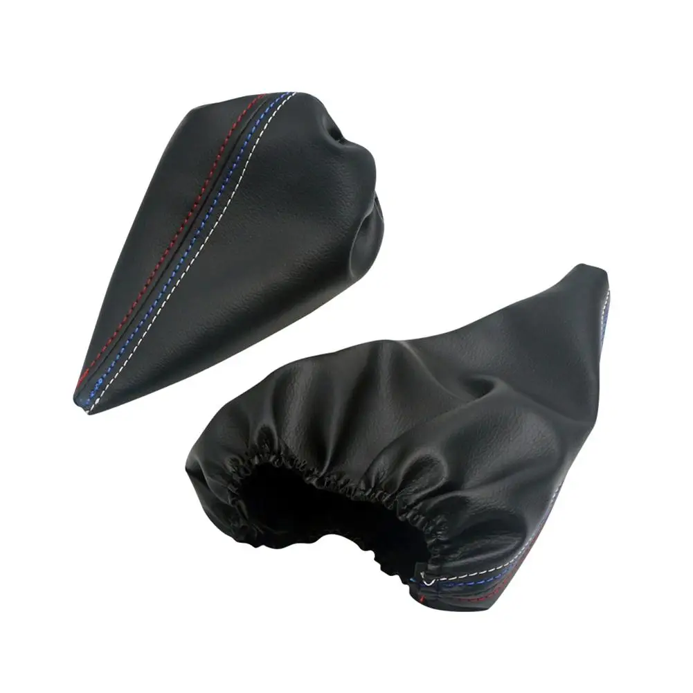 

Car Handbrake Gaiter Gear Shift Boot Handbrake Leather Dust Cover Car Modification DIY Accessories Boots For BMW Seat Ibiza