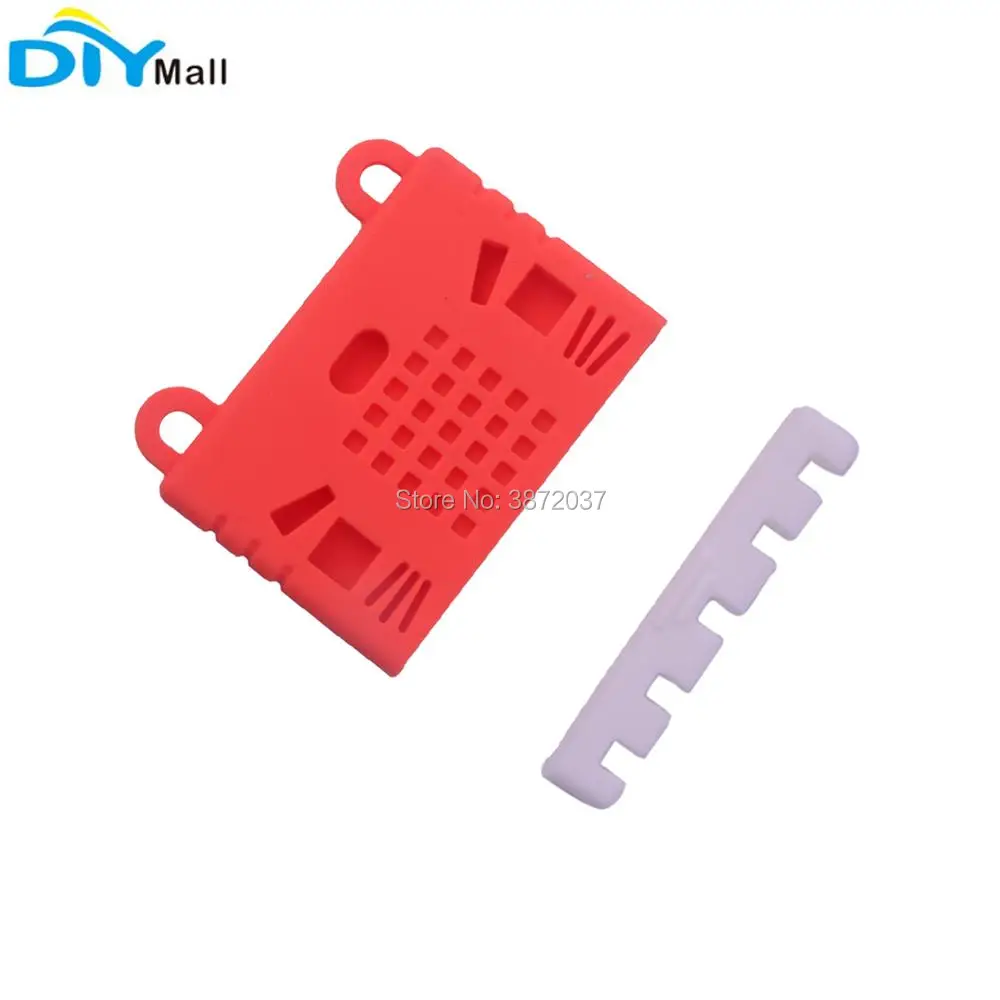 

For BBC Micro:bit Microbit Protective Case Silicone Soft Cover Red